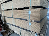 Gemelamineerd - spaanplaat 2650 x 2100 x 25 mm. marmer grijs (14x) - afbeelding 1 van  1