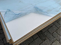 Gemelamineerd - spaanplaat 2800 x 2100 x 19 mm. hoogglans wit (20x) - afbeelding 2 van  2