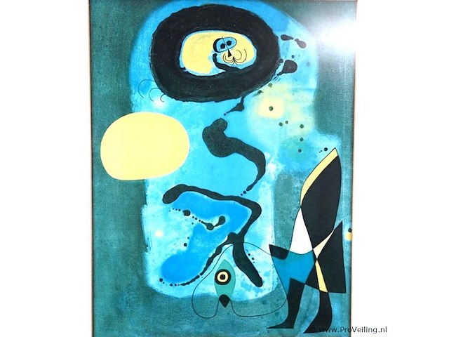 Gemengde techniek in passe-partout en in wissellijst - afbeelding 2 van  5