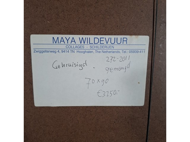 Gemengde techniek, maya wildevuur, gekruisigd - afbeelding 2 van  10