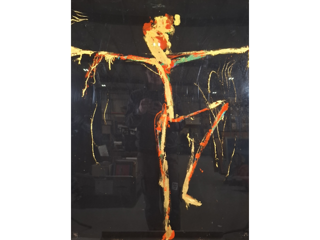 Gemengde techniek, maya wildevuur, gekruisigd - afbeelding 1 van  10