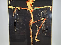 Gemengde techniek, maya wildevuur, gekruisigd - afbeelding 3 van  10