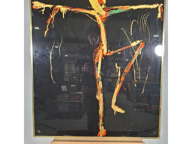 Gemengde techniek, maya wildevuur, gekruisigd - afbeelding 5 van  10