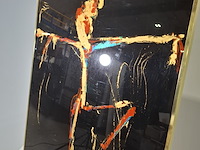 Gemengde techniek, maya wildevuur, gekruisigd - afbeelding 6 van  10