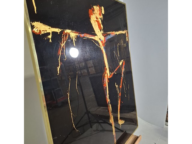 Gemengde techniek, maya wildevuur, gekruisigd - afbeelding 7 van  10