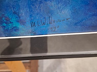 Gemengde techniek, maya wildevuur, vis, 1998 - afbeelding 4 van  8
