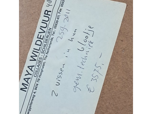 Gemengde techniek, maya wildevuur - afbeelding 9 van  9