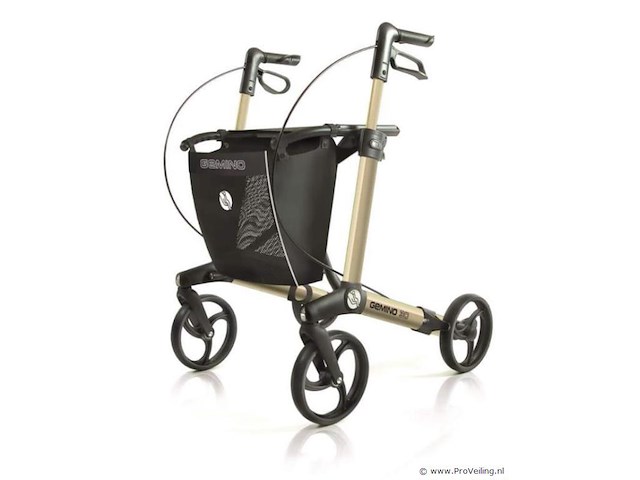 Gemino rollator | model 30 | kleur champagne | maat m - afbeelding 1 van  7