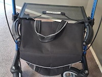 Gemino rollator | model 30m comfort | kleur blauw | maat m - afbeelding 7 van  10