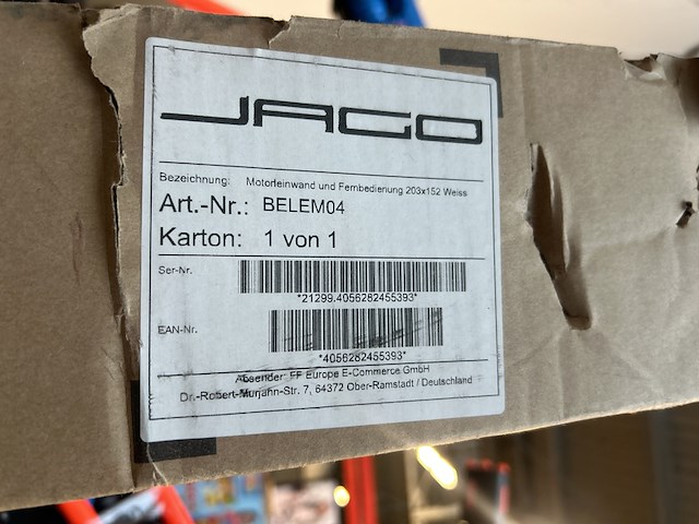 Gemotoriseerd verstelbaar projectiescherm jago - afbeelding 4 van  4