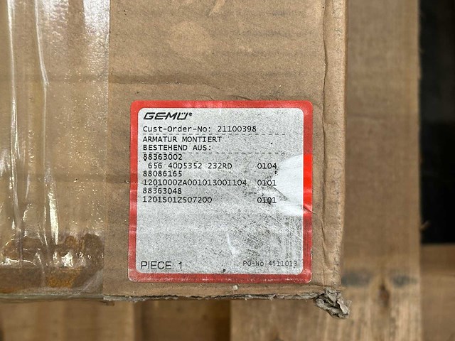 Gemü - partij industriële actuatoren en componenten - afbeelding 3 van  6