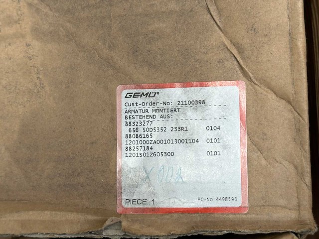 Gemü - pneumatische klep met aandrijving - afbeelding 8 van  8