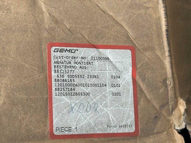 Gemü - pneumatische klep met aandrijving - afbeelding 4 van  8