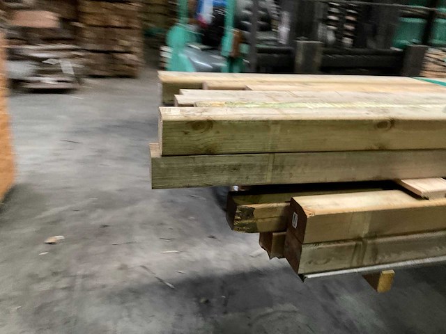 Genen geïmpregneerd tuinpaal diverse maten (34x) - afbeelding 4 van  9