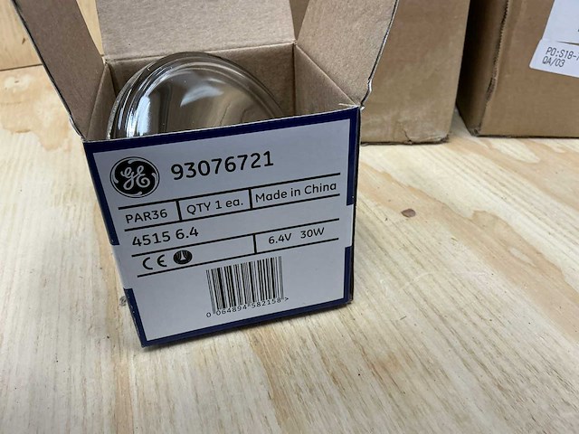 General electric - pinspot bulb 6,4v - overige lichttechniek (24x) - afbeelding 2 van  4