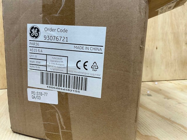 General electric - pinspot bulb 6,4v - overige lichttechniek (24x) - afbeelding 4 van  4