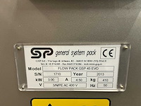 General system pack (gsp) gsp 45 evo professionele horizontale flowpack-verpakkingsmachine - afbeelding 2 van  16