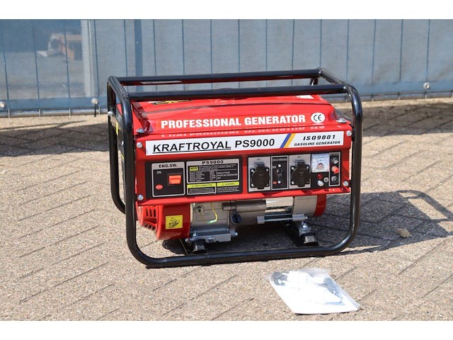 Generator kraftroyal ps9000 benzine 2.2kw nieuw - afbeelding 1 van  1
