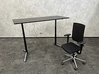 Genese holmris/ girsberger - elektrisch zit-sta design werkplek 180x80 - afbeelding 1 van  17