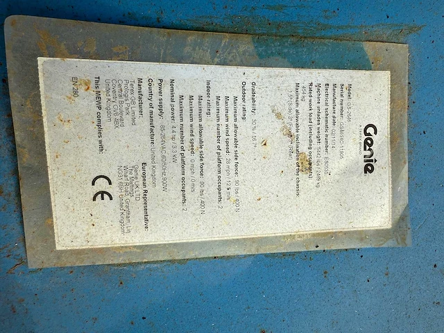 Genie - 2014 - gs2646 - hoogwerker - afbeelding 6 van  14