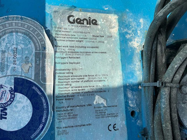 Genie gs-1532 schaarhoogwerker - afbeelding 8 van  18