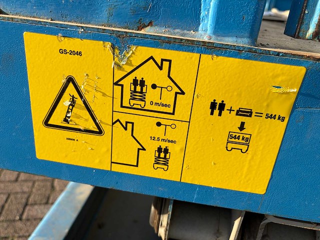 Genie gs-2046 - 2002 - schaarlift - hoogwerker - afbeelding 5 van  15