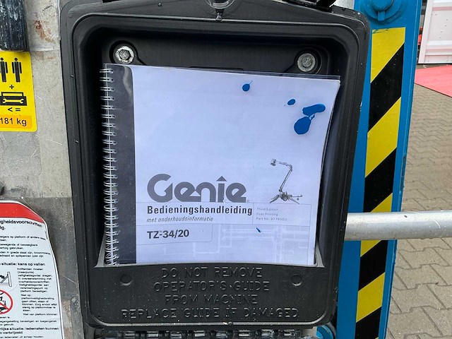 Genie tz-34/20 hoogwerker - afbeelding 18 van  25