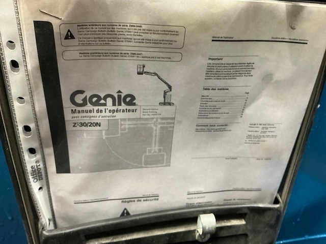 Genie z-30/20n hoogwerker - afbeelding 10 van  19