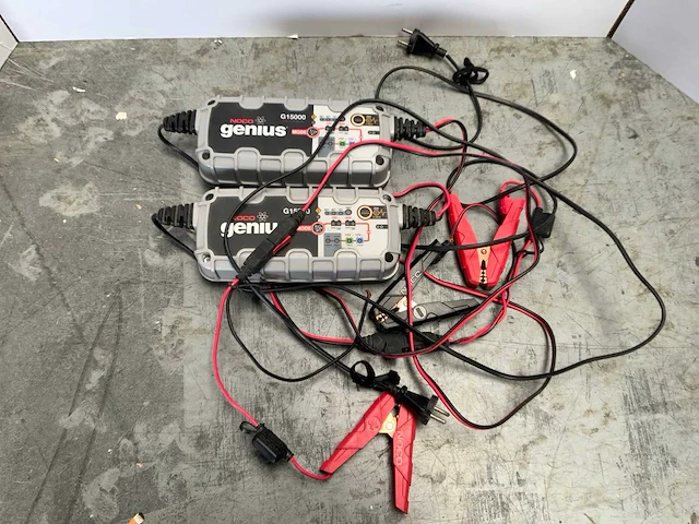 Genius - g15000 - acculaders (2x) - afbeelding 6 van  7