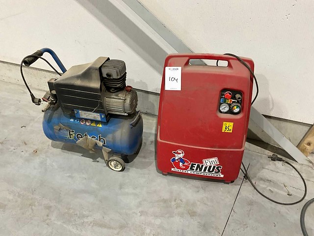 Genius fini & fetch luchtcompressor (2x) - afbeelding 1 van  4