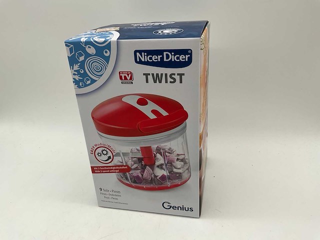 Genius nicer dicer twist hakmolen (36x) - afbeelding 1 van  5