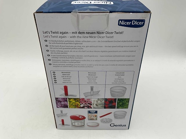 Genius nicer dicer twist hakmolen (36x) - afbeelding 4 van  5