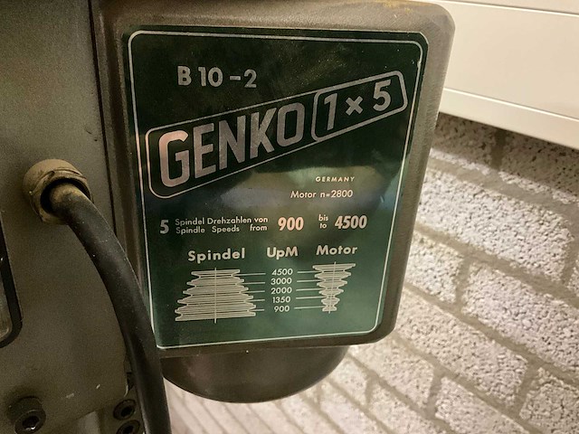 Genko - b10-2 - kolomboormachine - afbeelding 4 van  6