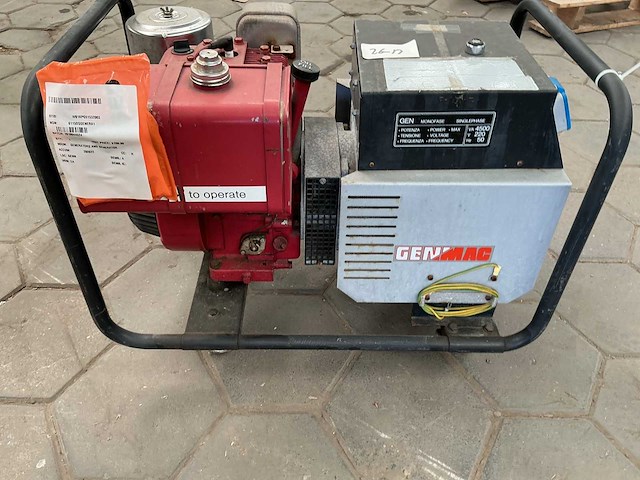 Genmac csm4500 stroomgenerator - afbeelding 5 van  8