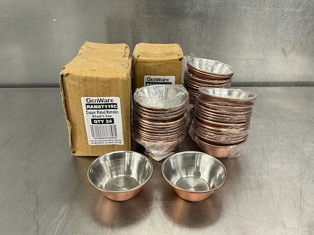 Genware - ramst115c - partij sausschaaltjes ø 6 cm - afbeelding 1 van  2