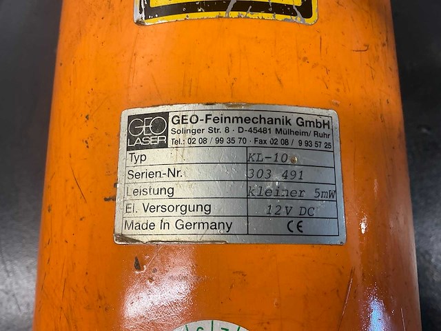 Geo laser kl 10 bouwlaser - afbeelding 3 van  13