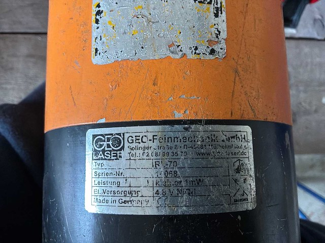 Geo laser rl70 bouwlaser - afbeelding 7 van  8