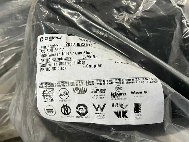 Georg fischer en agru diverse bochten en moffen - afbeelding 2 van  9