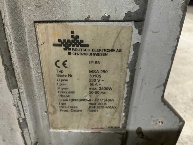 Georg fischer msa 250 elektro lasapparaat - afbeelding 4 van  5