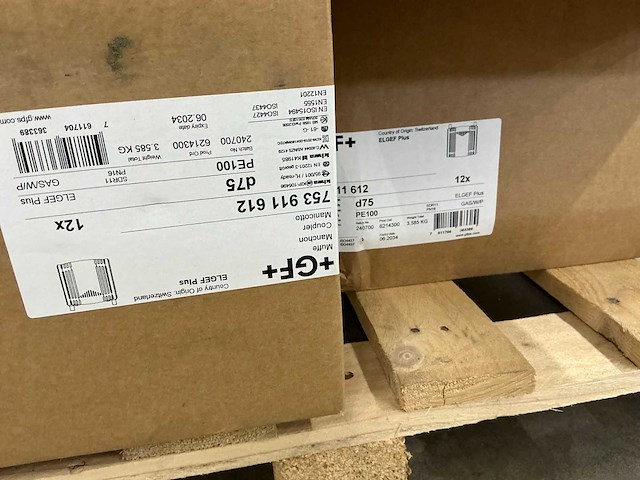 Georg fischer partij vlinderkleppen, moffen, kogelkranen, t-stukken etc (45x) - afbeelding 4 van  18