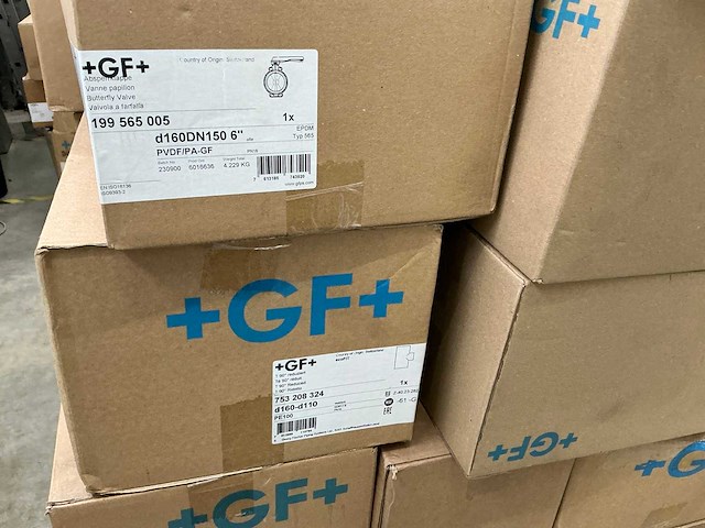 Georg fischer partij vlinderkleppen, moffen, kogelkranen, t-stukken etc (45x) - afbeelding 7 van  18