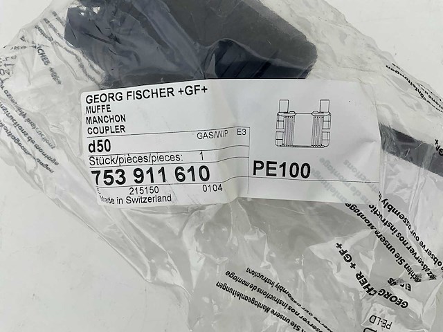 Georg fisher d50 en d110 elektrolasmoffen en schroefkoppeling - afbeelding 11 van  15
