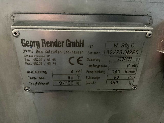 Georg render w 80 c onderdelenreiniger - afbeelding 7 van  7