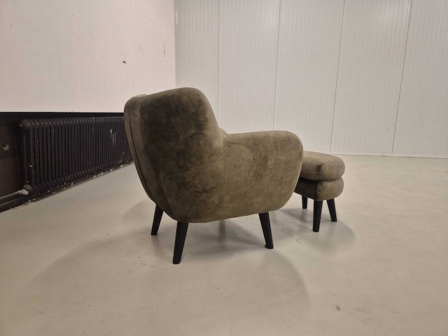 George - fauteuils - + hocker - arm chair - afbeelding 12 van  12
