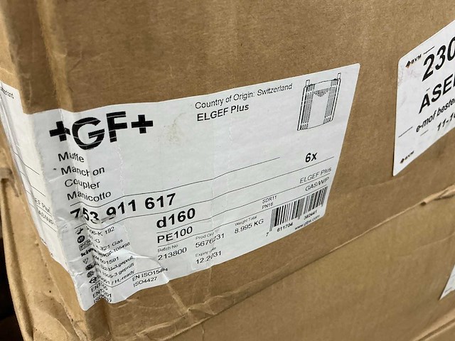 George fischer en müpro partij moffen, vlinderkleppen, kogelkranen, klembeugels - afbeelding 6 van  11