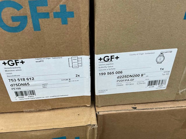 George fischer en müpro partij moffen, vlinderkleppen, kogelkranen, klembeugels - afbeelding 9 van  11