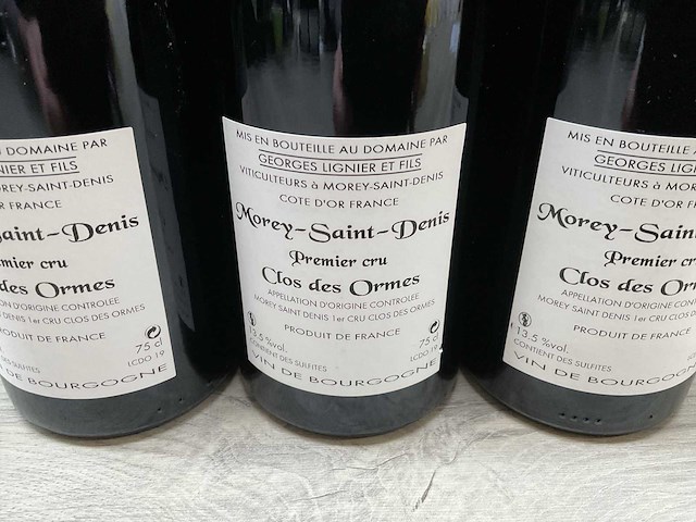 George lignier morey saint denis clos des ormes 2019 (3x) - afbeelding 3 van  3