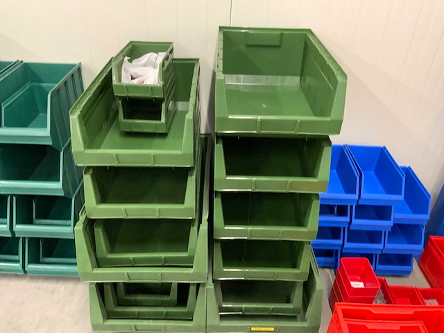 George utz / manutan / etc. kunststof magazijnbak (98x) - afbeelding 4 van  8