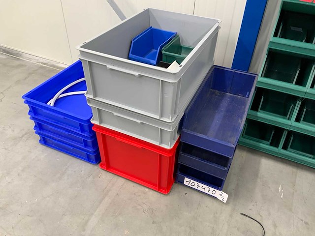 George utz / manutan / etc. kunststof magazijnbak (98x) - afbeelding 3 van  3