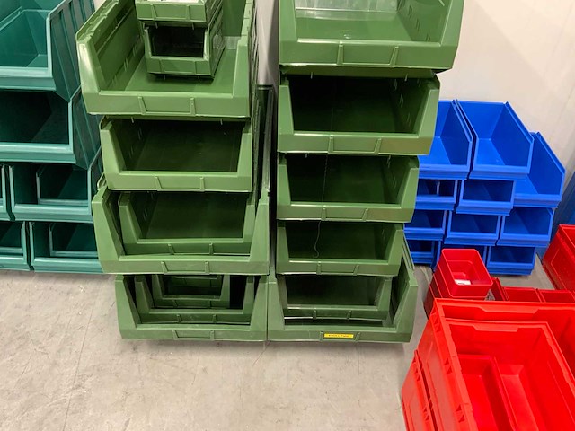 George utz / manutan / etc. kunststof magazijnbak (98x) - afbeelding 6 van  8